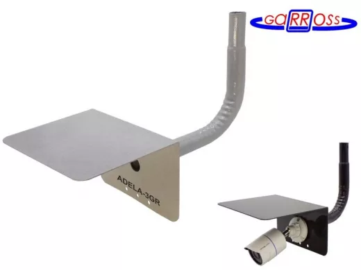 Кронштейн с козырьком для камеры наблюдения 