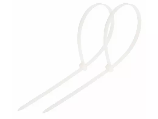 250х5мм кабельный хомут (стяжка нейлонoвая) nylon белая (100 шт) REXANT