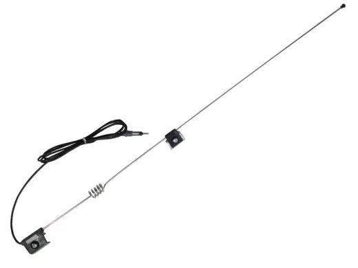 "FIX-105P" CHROM автомобильная  желобковая антенна для автомагнитолы, диапазон FM, УКВ, хром.пружина