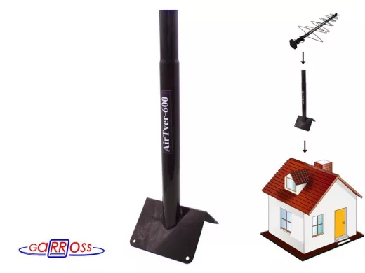 Кронштейн антенный на конёк крыши, диаметр 51мм 