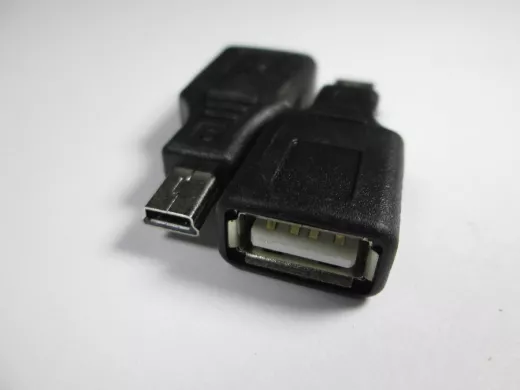 переходник USB A гнездо - mini USB B 5pin штекер(Nokia/HTC)