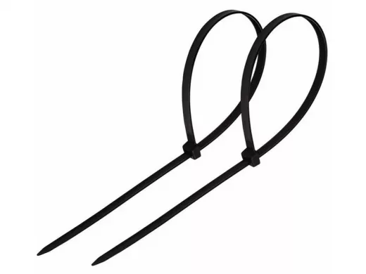 300х5мм кабельный хомут (стяжка нейлонoвая) черная (100 шт) nylon REXANT
