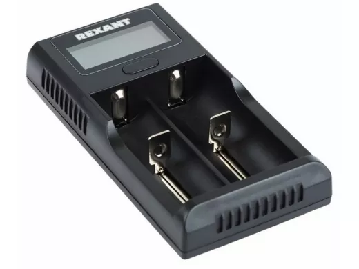 Зарядное устройство для аккумулятора 2-а АКБ с жк дисплеем Rexant i2 универсальное