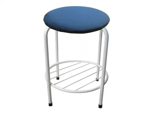 Табурет с подставкой для ног и полкой 