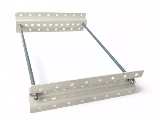 Кронштейны на столб  универсальный для шкафов, камер, прожекторов, табличек "ABIKREP-216964" сер