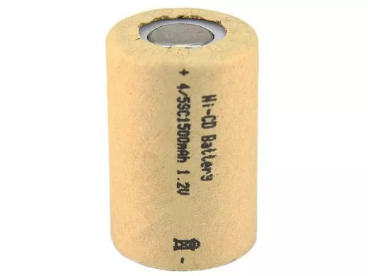 Аккумуляторы для шуруповерта 4/5SC 1500мАч 1,2 В Орбита Ni-Cd (цена за 1шт)