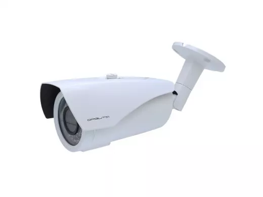 IP видеокамера цилиндрическая 3Mp уличная вариофок. Орбита OT-VNI05 2048*1536, 2,8-12мм,ONVIF,с ZOOM