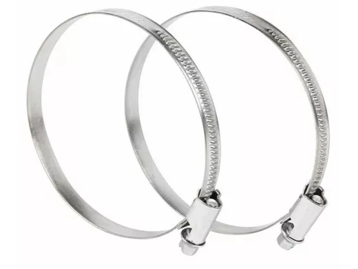 Хомут червячный цинк  60-80 мм 