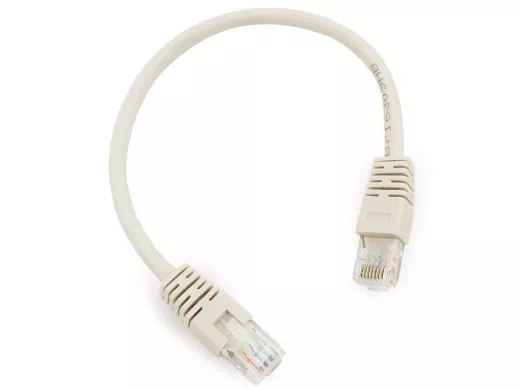 Патч-корд Cablexpert PP6U-0.25M кат.6, 0.25м, UTP, литой, многожильный (серый) PP6U-0.25M