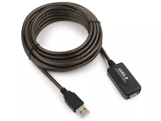 Кабель удлинитель активный USB "ABBIKUS-32932"  5метров , AM/AF, 5м,  USB 2.0 для надёжного сигнала