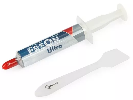 Термопаста Gembird FreOn Ultra GF-21-5 для радиаторов, 5 г, шприц GF-21-5