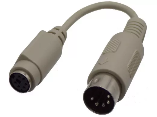 Адаптер PS/2 клав-ра -- в АТ компьютер гибкий CC-177