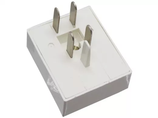 Телефонная вилка-адаптер 2 гнезда 6P4C / 1 штекер росс.тлф. TFCOM