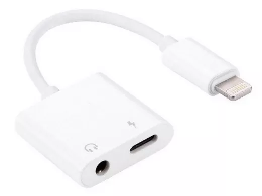 Переходник Орбита OT-SMA11 (TDS GL-029) (штекер Lightning-гнездо Lightning/3.5мм)