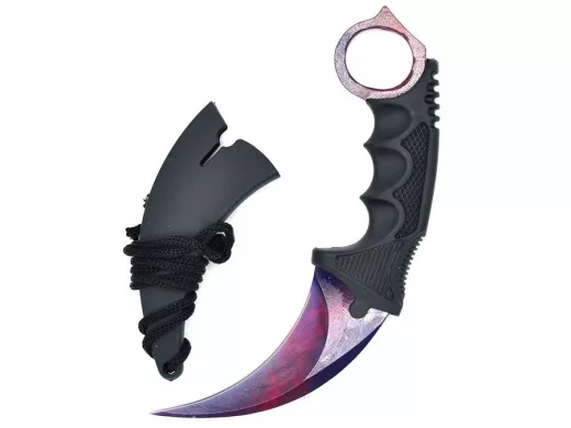 Нож Патриот PT-TRK10 (CS-209)  (Керамбит, волны рубин)