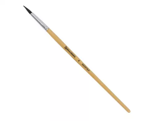 Кисть беличья "BR-74116", круглая, №4