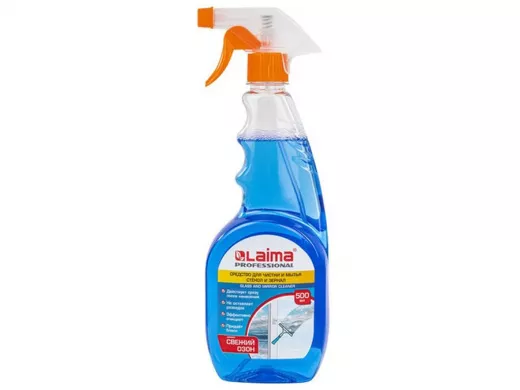 Средство для мытья стекол и зеркал 500мл "BR-78637" PROFESSIONAL распылитель